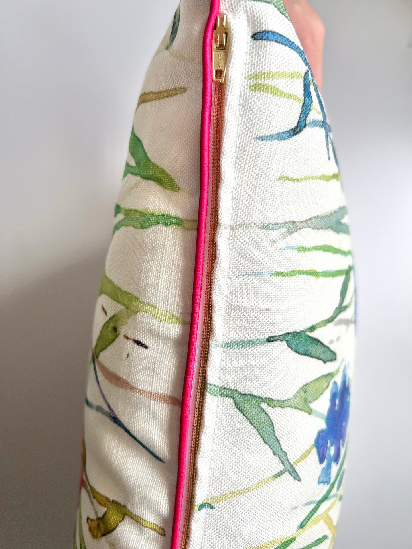 ‘Wildflower 2’ watercolour painting cushion