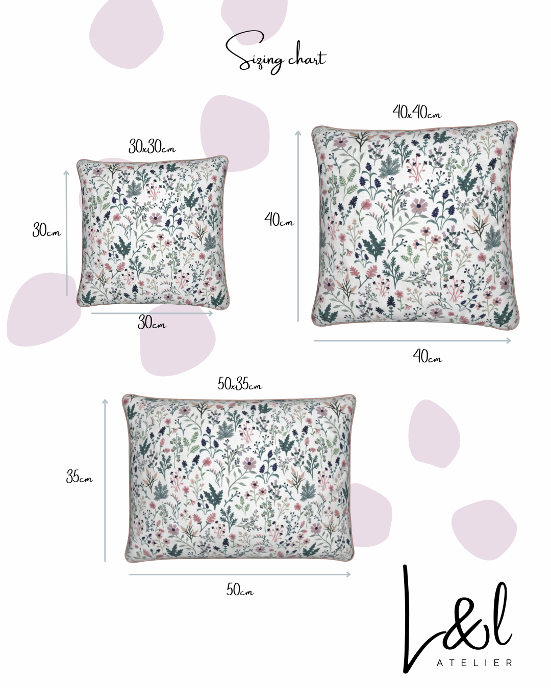 'Love in a mist' Cushion