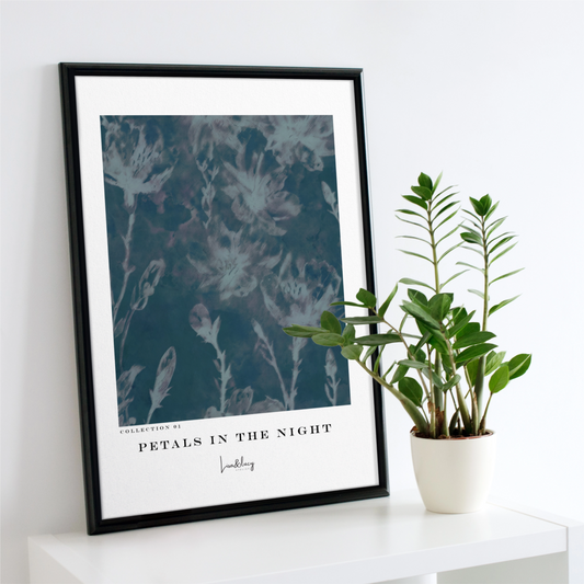 'Petals in the night' art print