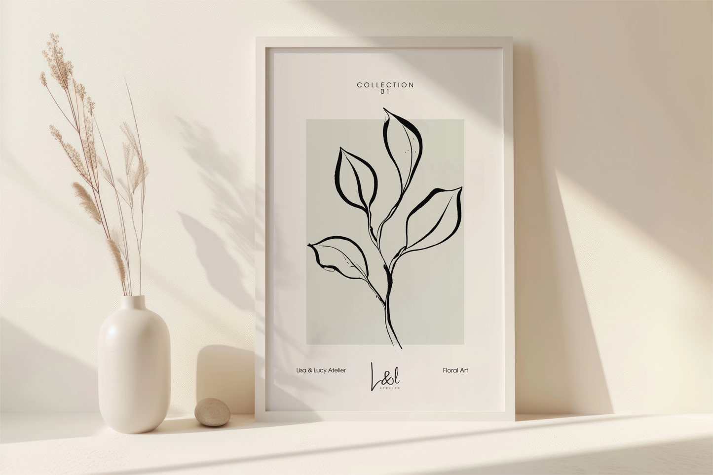 No.1 art print in the 'Botanical Silhouette' collection