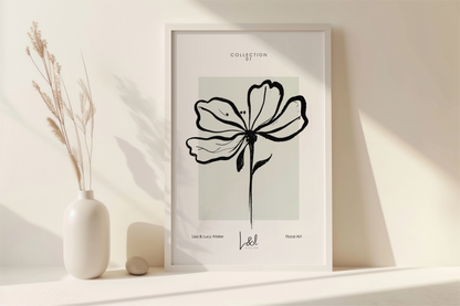 No.3 Art print in the 'Botanical Silhouette' collection