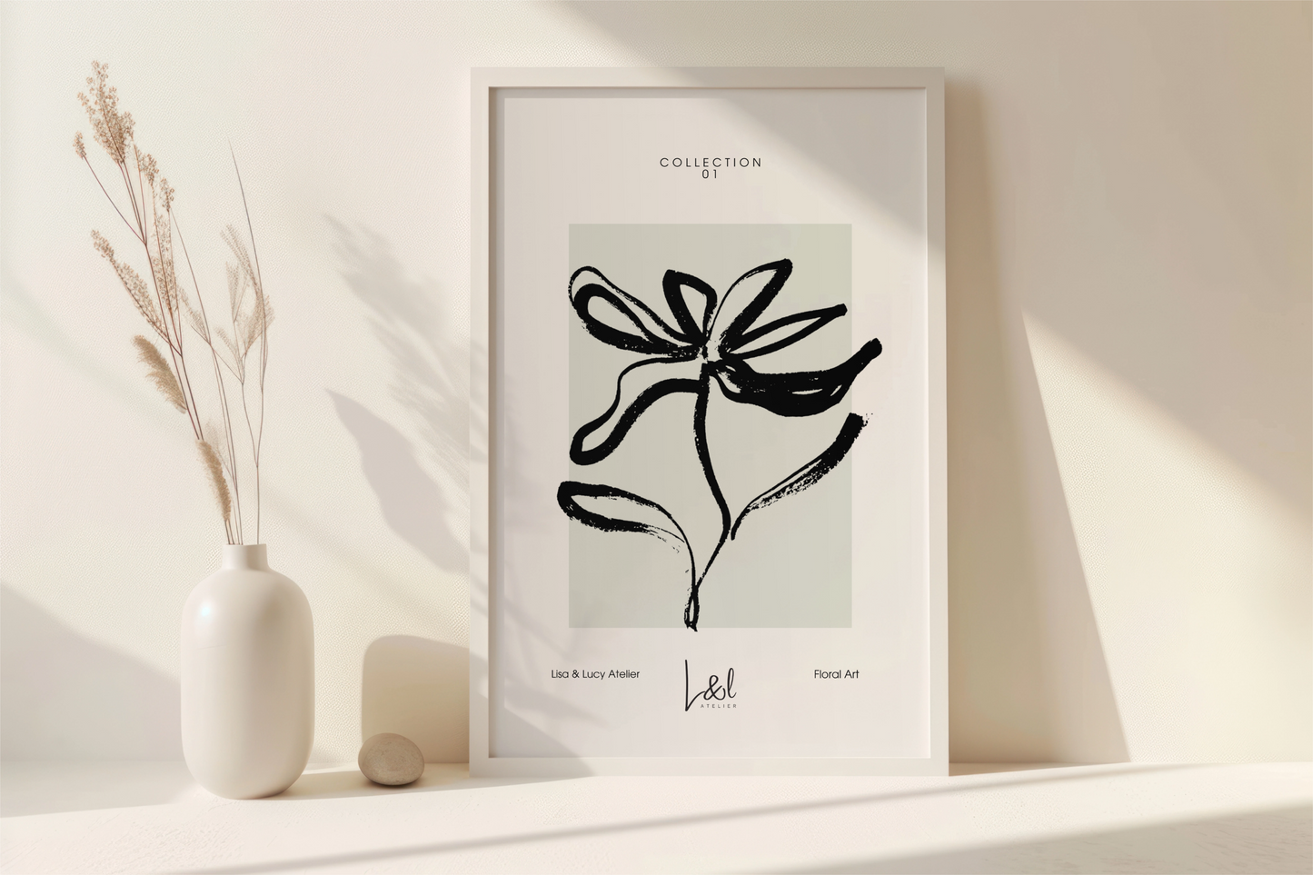 No.2 Art print in the 'Botanical Silhouette' collection