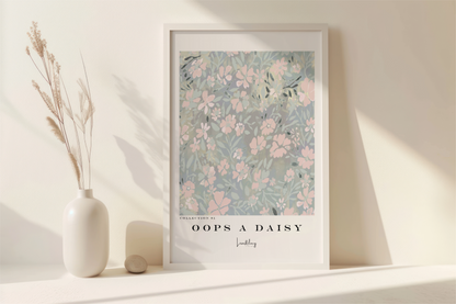 'Oops a daisy' art print