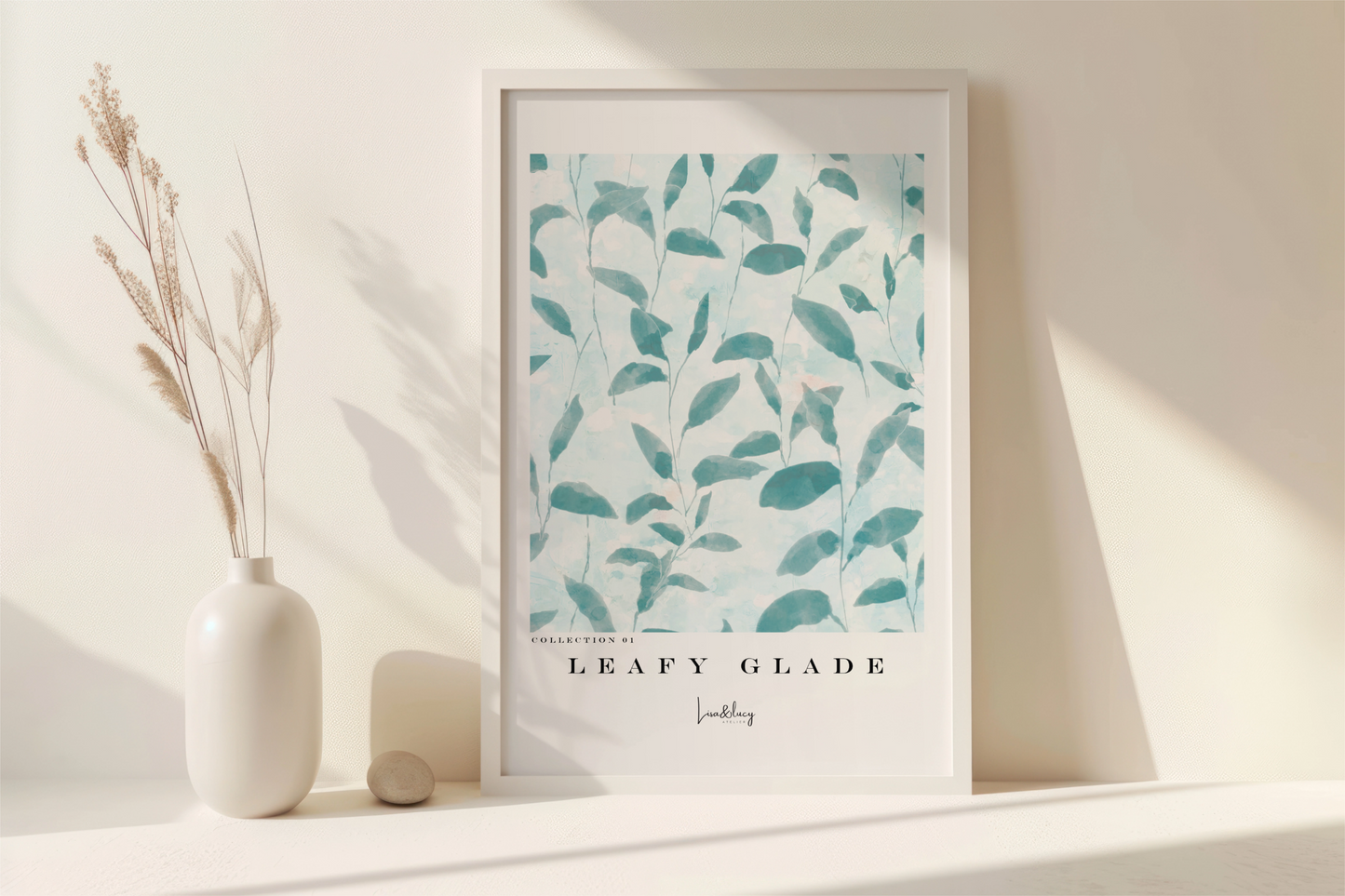 'Leafy glade' art print