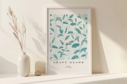 'Leafy glade' art print