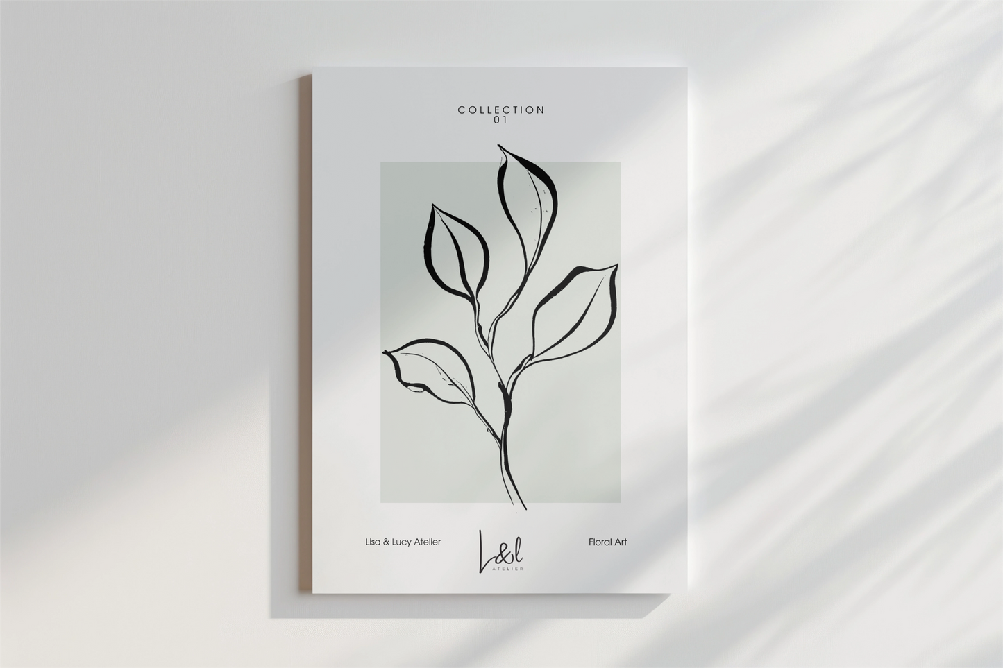 No.1 art print in the 'Botanical Silhouette' collection