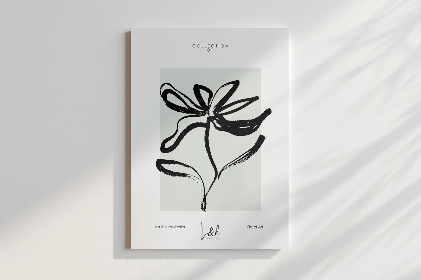 No.2 Art print in the 'Botanical Silhouette' collection