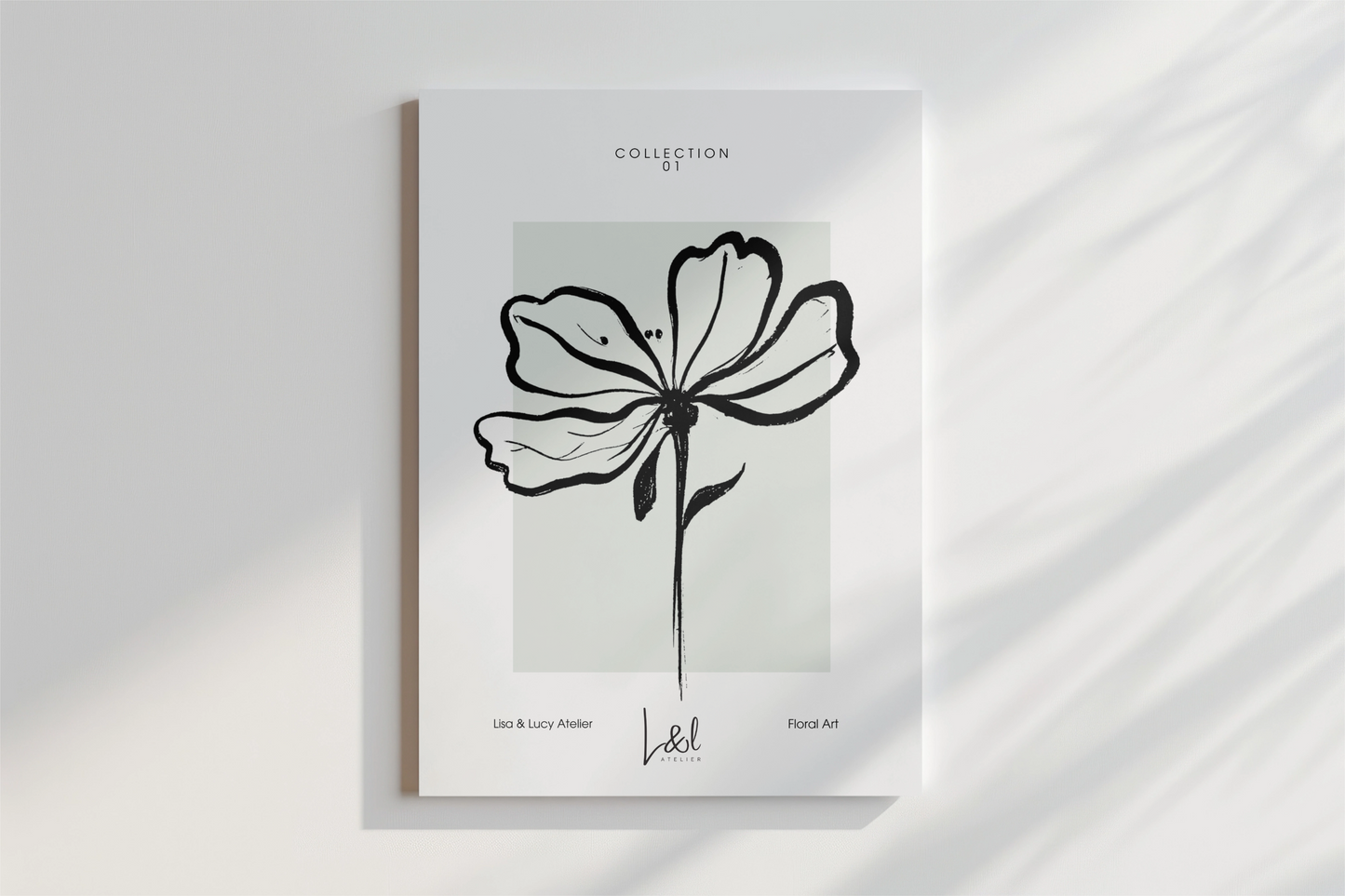 No.3 Art print in the 'Botanical Silhouette' collection