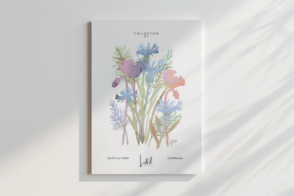 'Cornflowers' art print