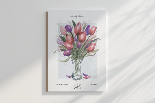 'Tulips' wall art print