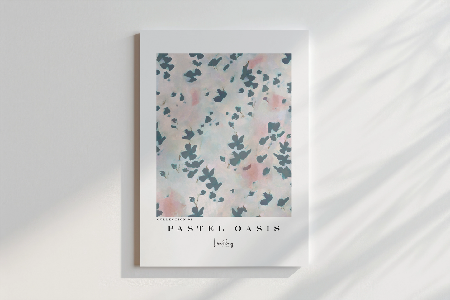 'Pastel oasis' art print