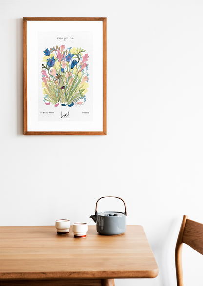 'Freesias' art print