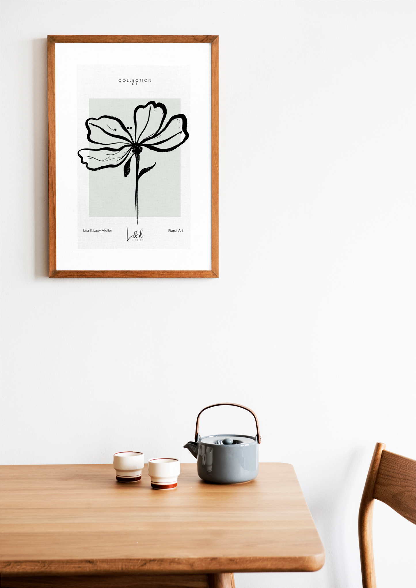 No.3 Art print in the 'Botanical Silhouette' collection