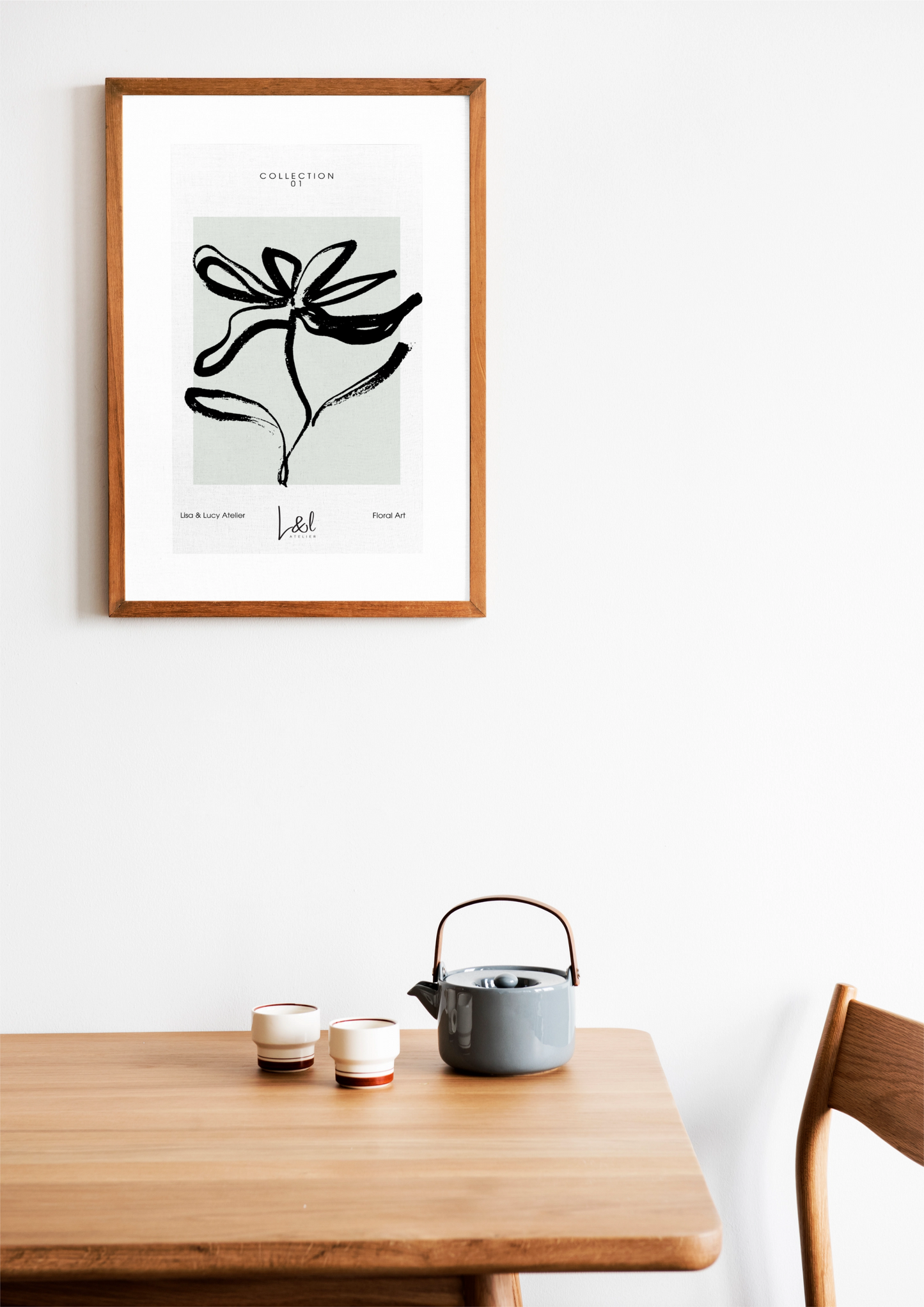 No.2 Art print in the 'Botanical Silhouette' collection