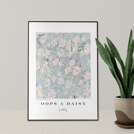 'Oops a daisy' art print