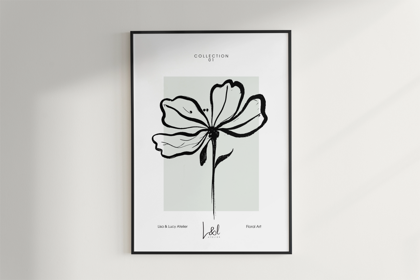 No.3 Art print in the 'Botanical Silhouette' collection