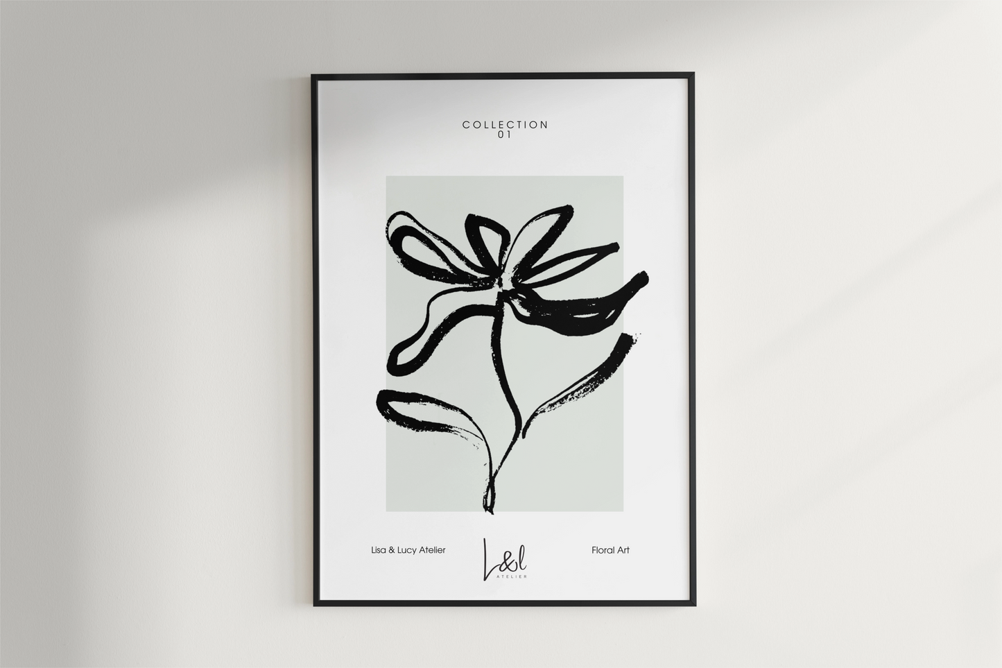 No.2 Art print in the 'Botanical Silhouette' collection