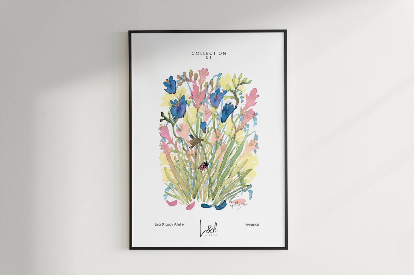 'Freesias' art print