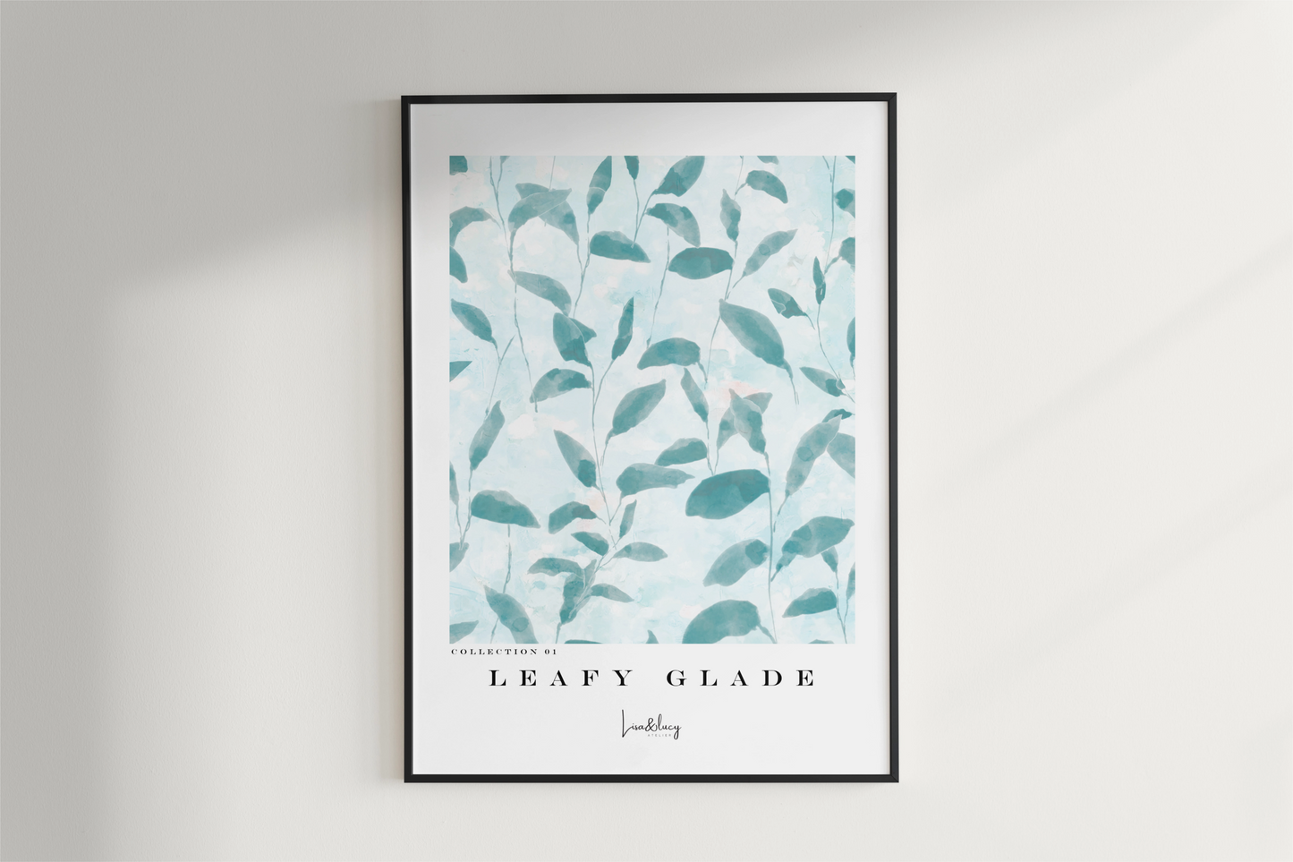 'Leafy glade' art print