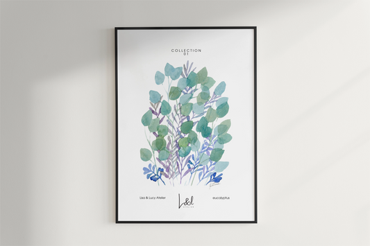 'Eucalyptus' wall art print