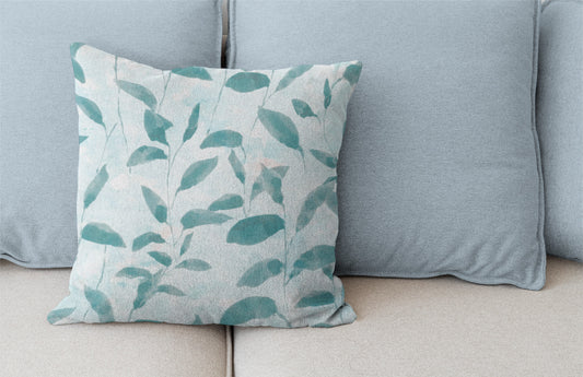 'Leafy glade' cushion